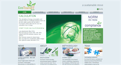 Desktop Screenshot of ecotransit.org